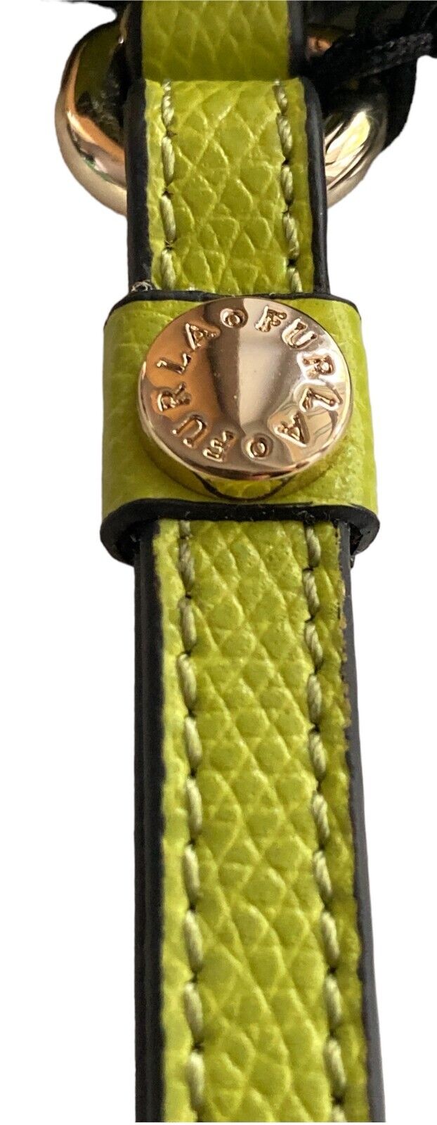 Neu FURLA BABYLON UMSCHLAGTASCHE - LIME YELLOW