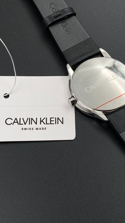 New Swiss Made CALVIN KLEIN Minimal Silver Dial Ladies Watch