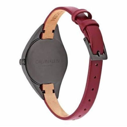 New Swiss Made CALVIN KLEIN Rebel Red and Black Dial Ladies Watch