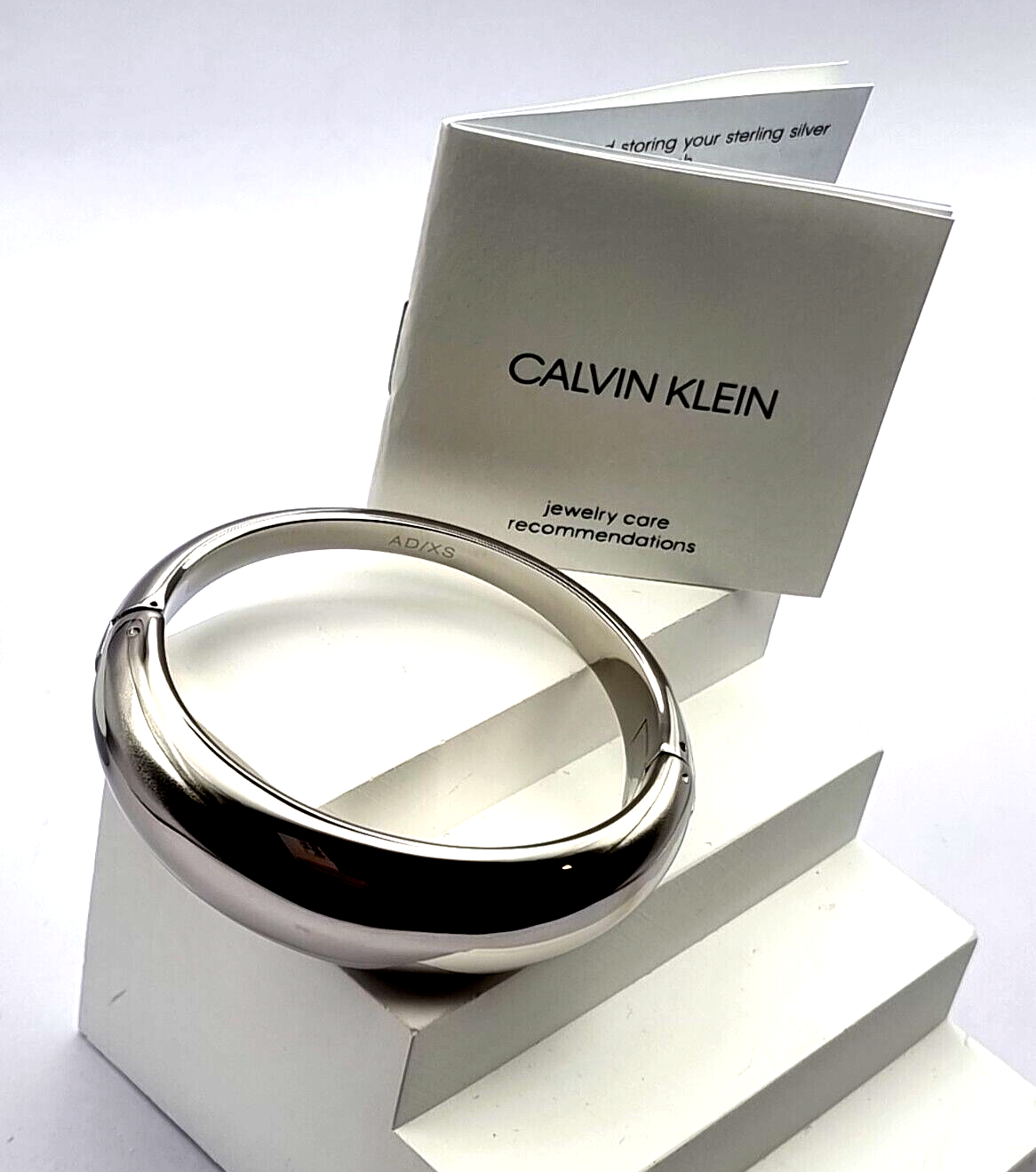 New CALVIN KLEIN ELLIPSE BRACELET KJ3QMD0001XS - SILVER - XS