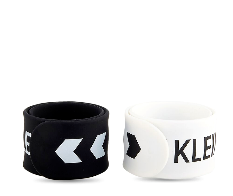 New CALVIN KLEIN JEANS HIT&FUN KJJLDB850100 RUBBER BRACELETS - WHITE/BLACK