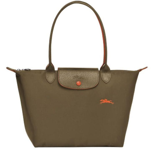 New LONGCHAMP LE PLIAGE CLUB SHOULDER BAG - MEDIUM - KHAKI