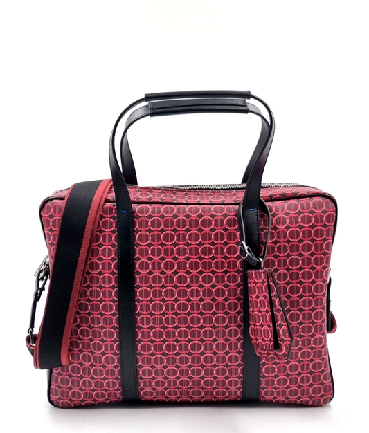 Neu DAVIDOFF COLORAMA BUSINESS TASCHE 1 ZIP - ROT