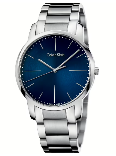 New Swiss Made CALVIN KLEIN Men's City Blue DialWatch