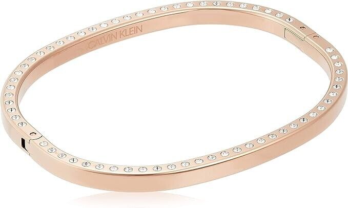 New CALVIN KLEIN HOOK BANGLE KJ06PD1402XS - ROSE GOLD - XS