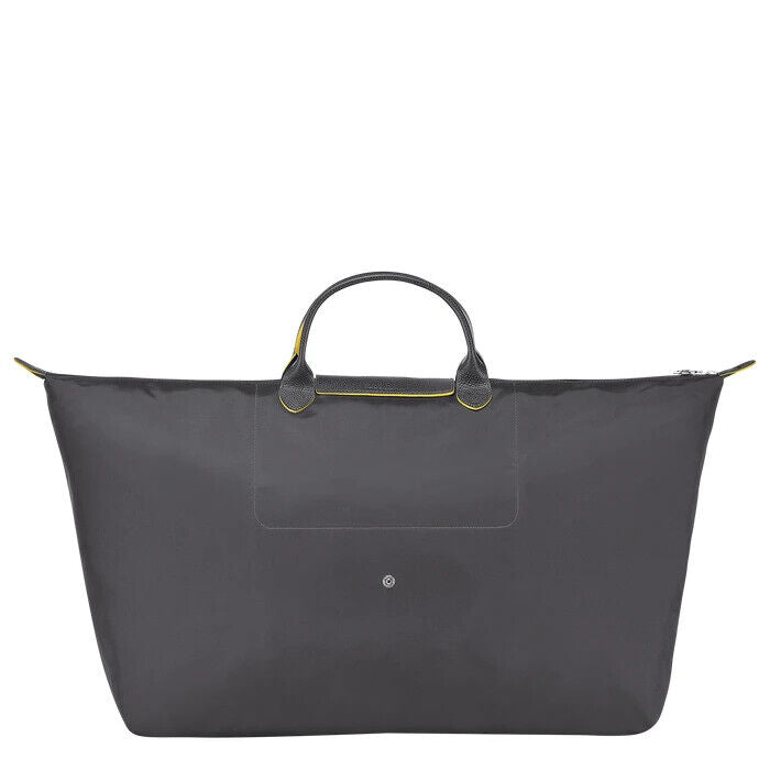 LONGCHAMP LE PLIAGE CLUB TRAVEL BAG  MEDIUM - GUNMETAL