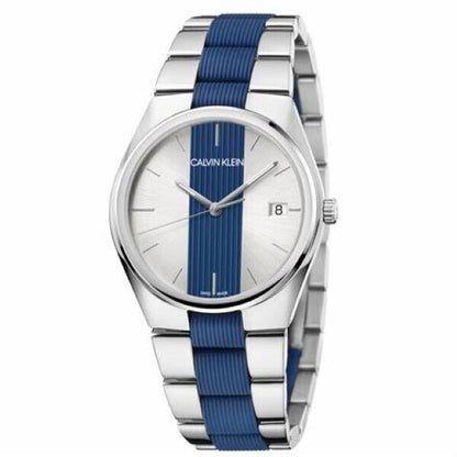 New Swiss Made CALVIN KLEIN Contrast Quartz Men's Watch