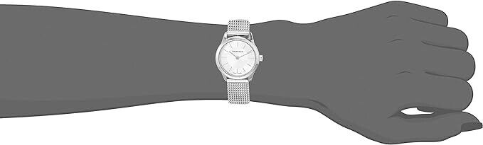 New Swiss Made CALVIN KLEIN Minimal Quartz Silver Dial Ladies Watch