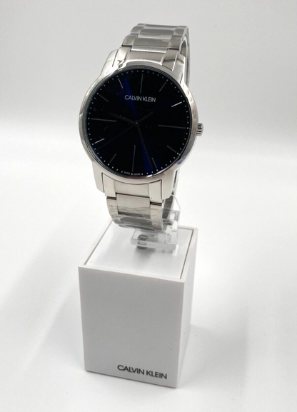 New Swiss Made CALVIN KLEIN Men's City Blue DialWatch