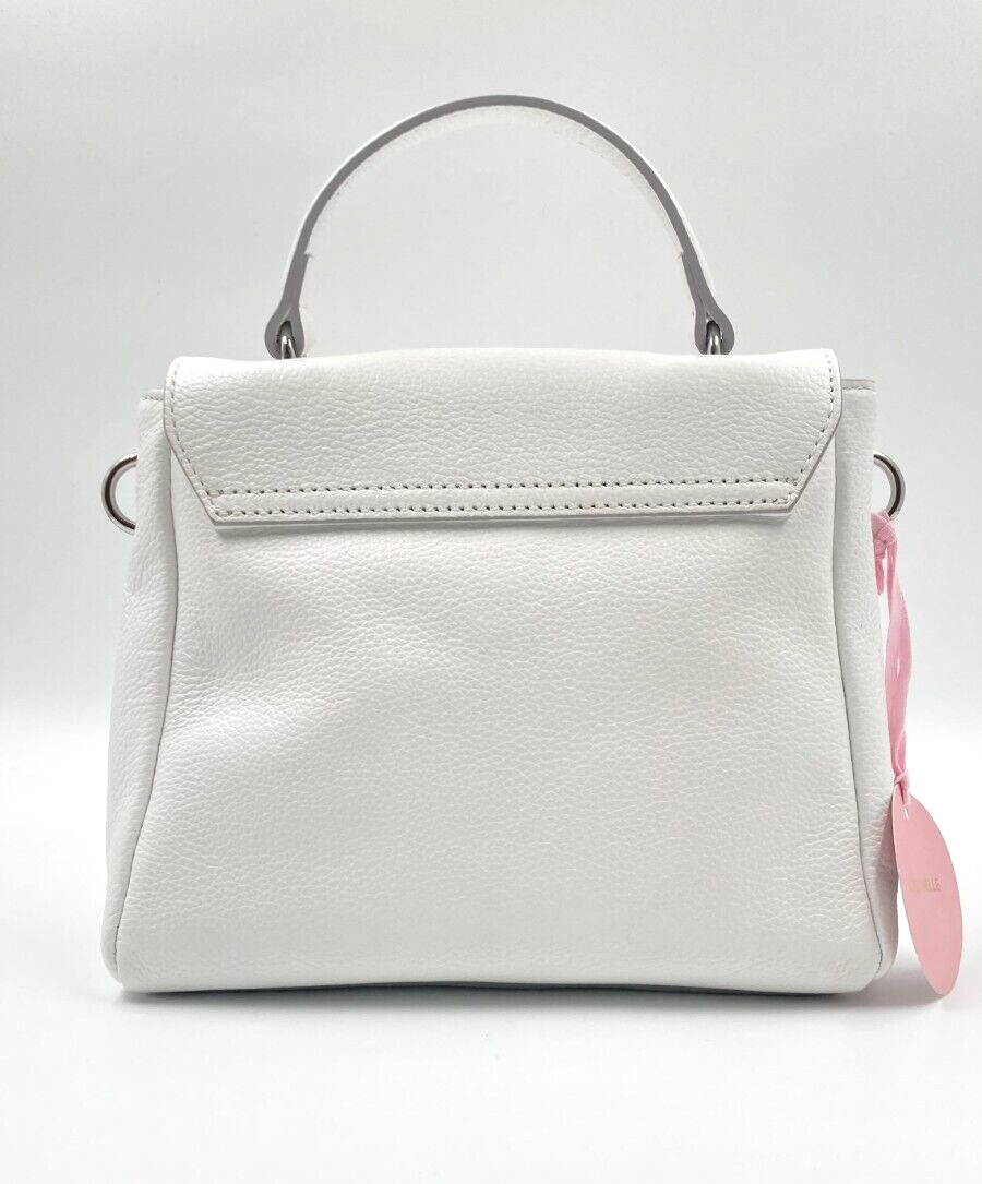 Neu COCCINELLE CONCRETE DR5 55 01 01 H 10 HANDTASCHE - BLANCHE - S