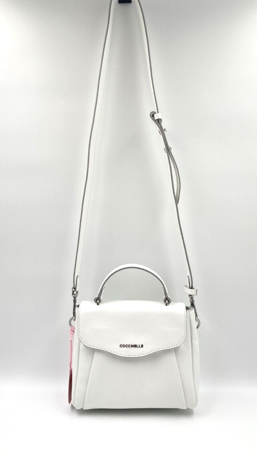 Neu COCCINELLE CONCRETE DR5 55 01 01 H 10 HANDTASCHE - BLANCHE - S