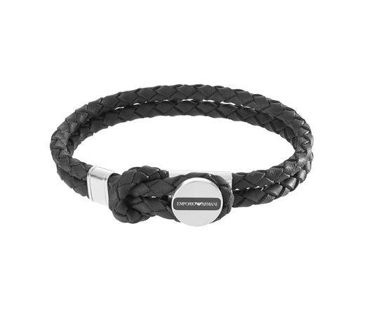 Neu EMPORIO ARMANI Herren Lederarmband