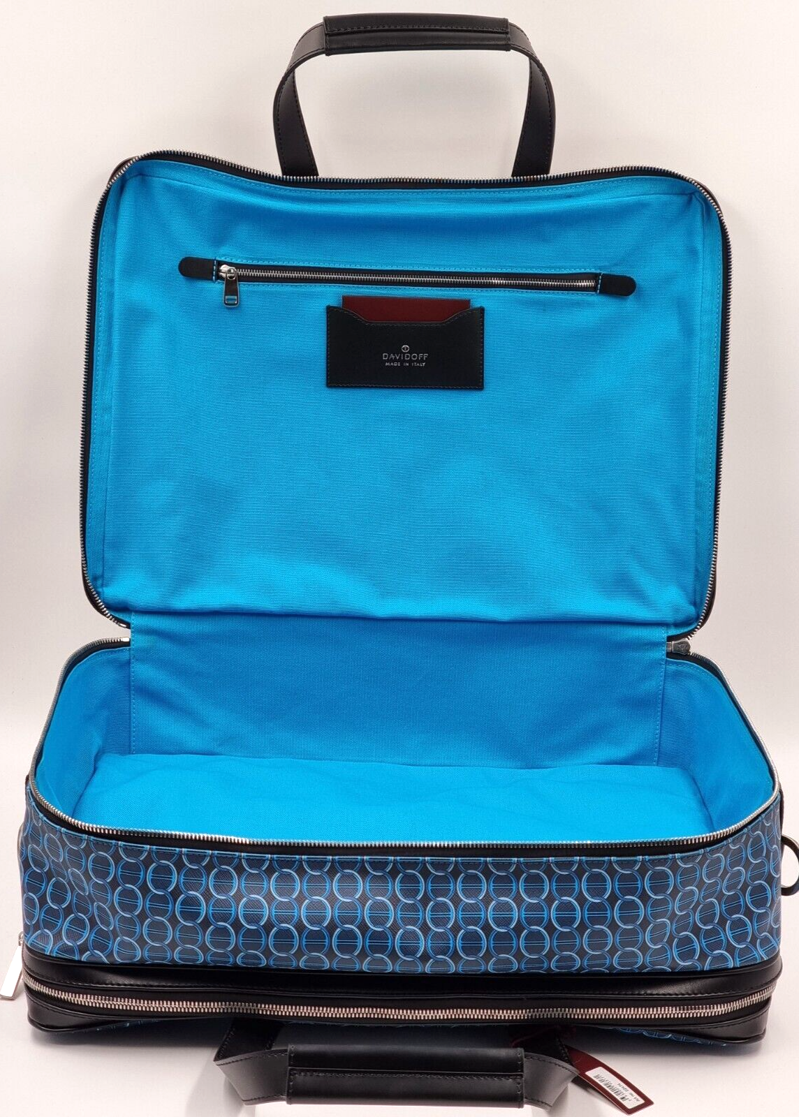 Neu DAVIDOFF LG COLORAMA SOFT SUITCASE 2 REISSVERSCHLÜSSE - BLAU