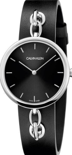 New Swiss Made CALVIN KLEIN Quartz Black Dial Ladies Watch