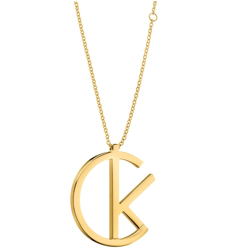 New CALVIN KLEIN LEAGUE KJ6DJP100200 STAINLESS STEEL NECKLACE - GOLD