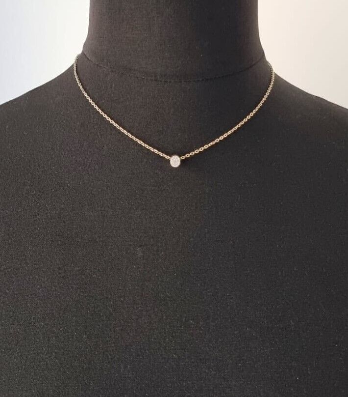 New CALVIN KLEIN BRILLIANT KJ8YJN140100 STAINLESS STEEL NECKLACE - GOLD