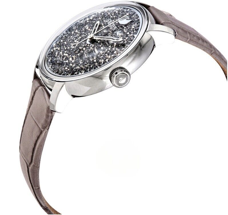 New SWAROVSKI WATCH LD CRYSTALLINE HOURS - TAUPE