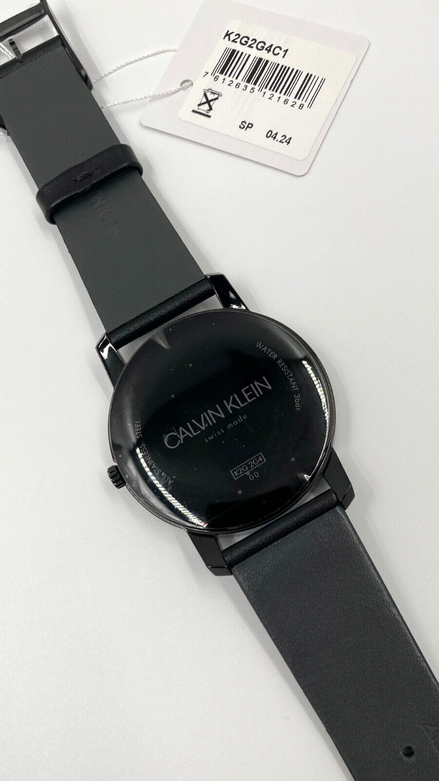 New Swiss Made CALVIN KLEIN City Quartz Black Dial Men's Watch