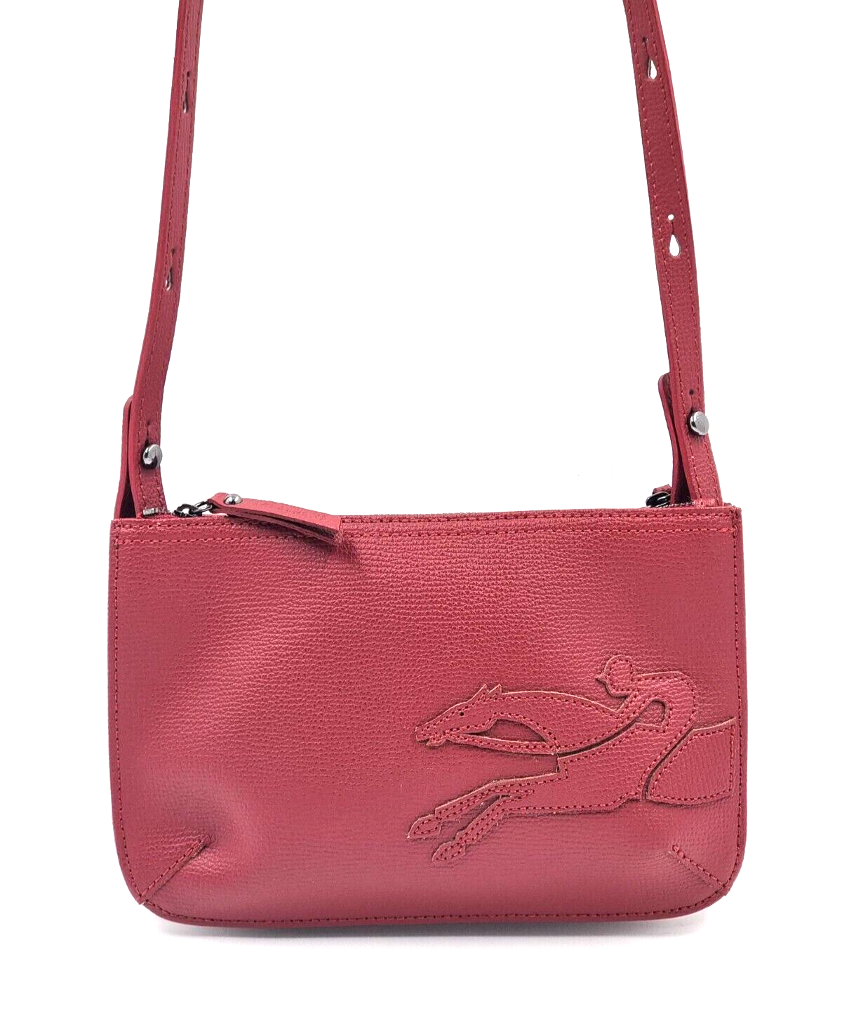 LONGCHAMP SHOP-IT XBODY BAG - GARNET RED