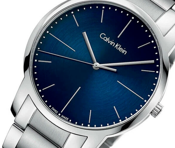 New Swiss Made CALVIN KLEIN Men's City Blue DialWatch