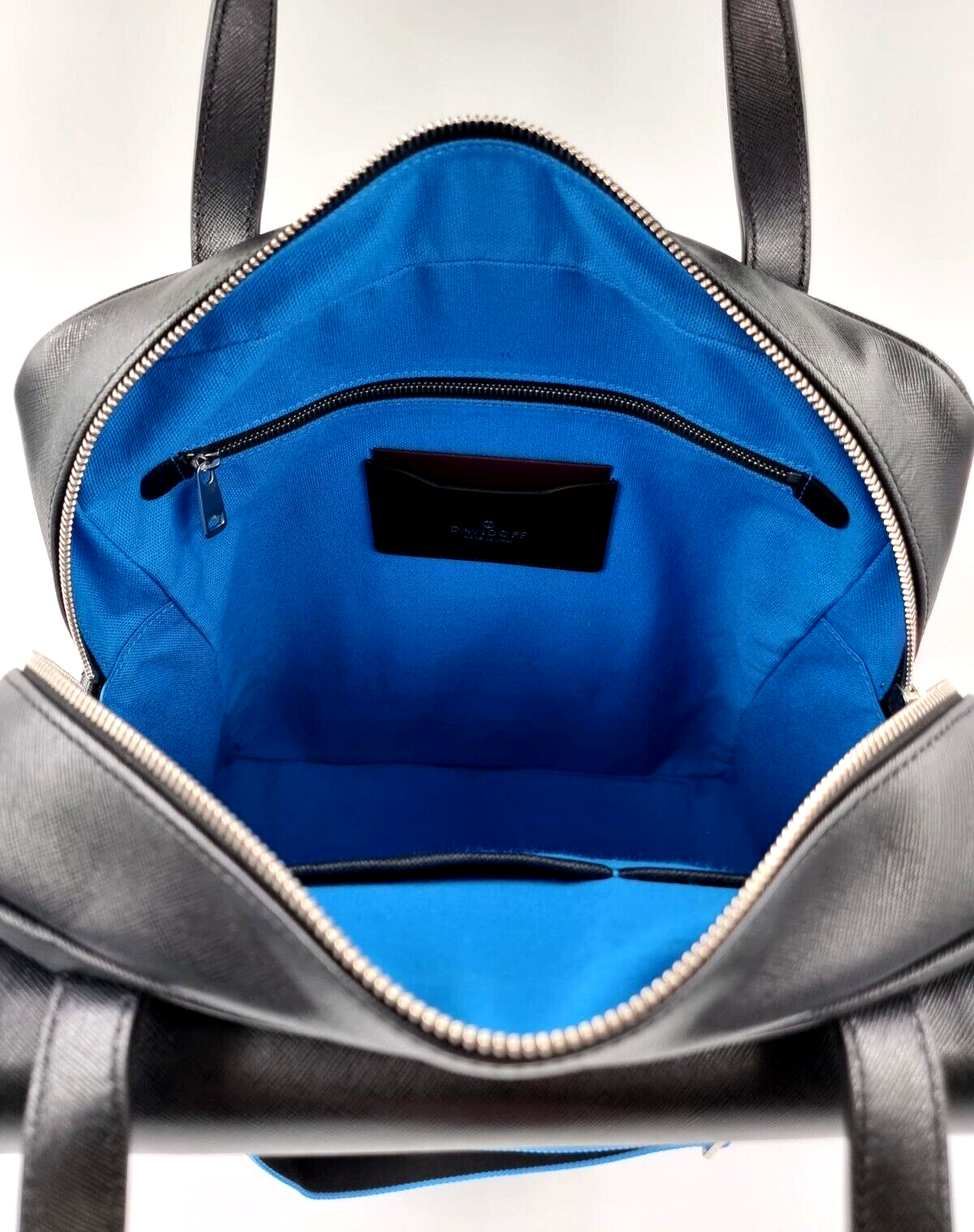Neu DAVIDOFF LLG SAFFIANO ICON TOTE BAG - SCHWARZ