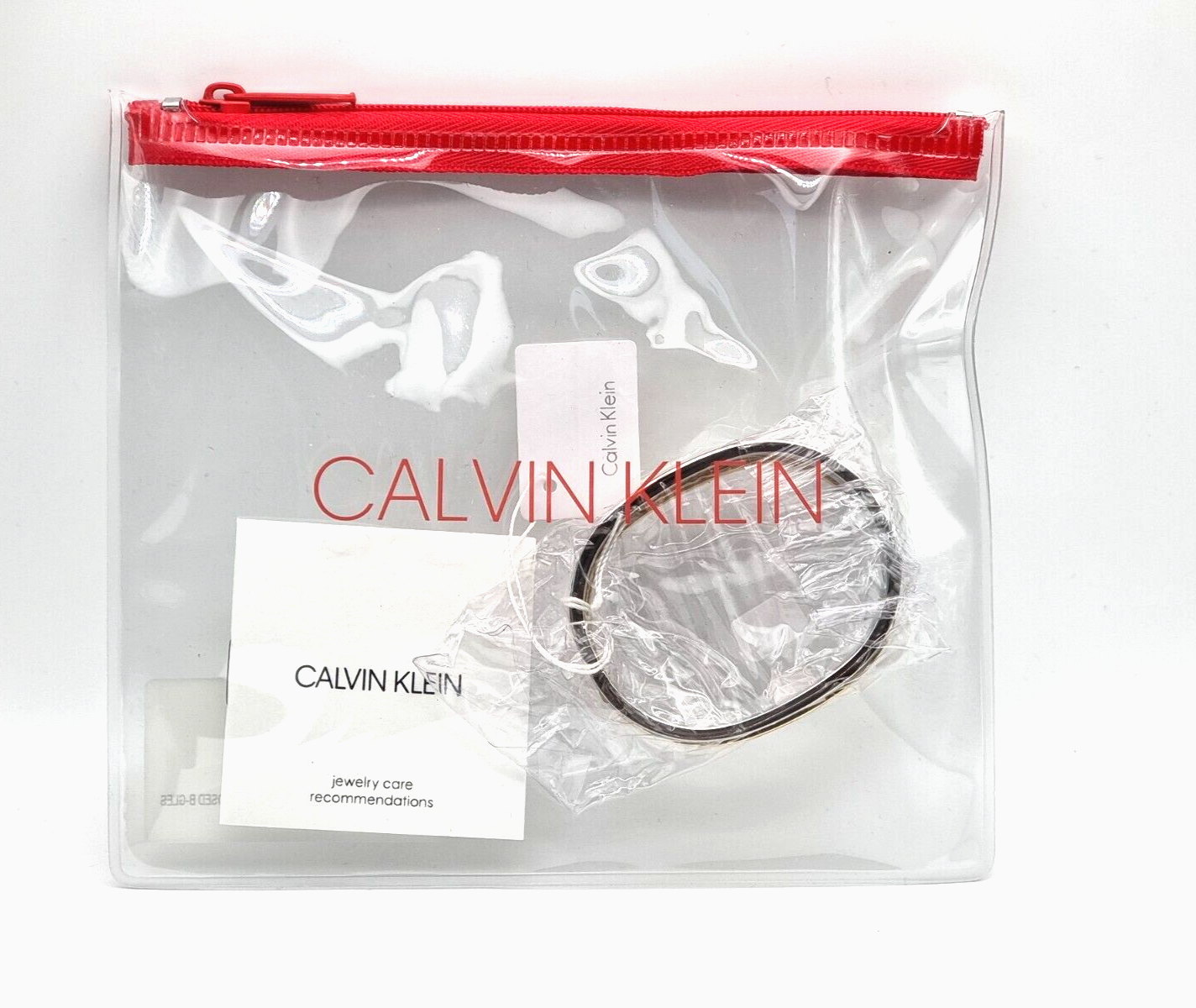 New CALVIN KLEIN ARMREIF SET HOOK SILBER/GELBGOLD - XS