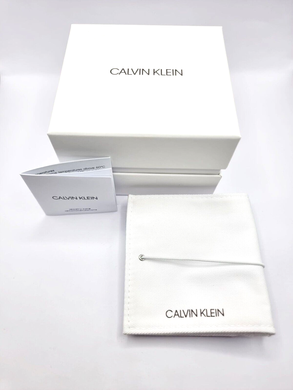 New CALVIN KLEIN BRILLIANT KJ8YMN040200 STAINLESS STEEL NECKLACE - BLUE