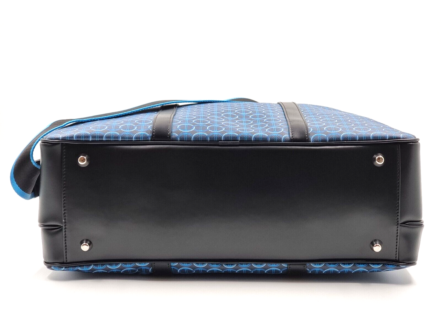 Neu DAVIDOFF COLORAMA BUSINESS TASCHE 2 ZIP - BLAU