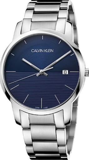 New Swiss Made CALVIN KLEIN City Quartz Blue Dial Men's Watch