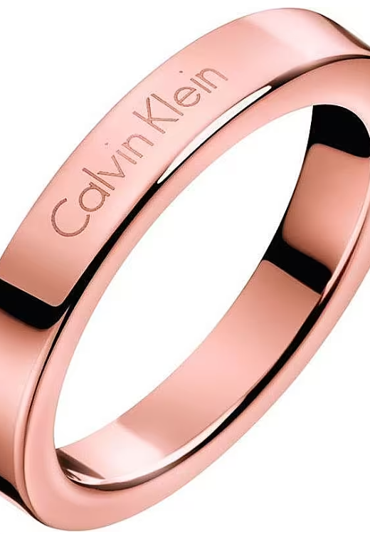 New CALVIN KLEIN HOOK RING KJ06PR100108 - ROSE GOLD - SIZE 57