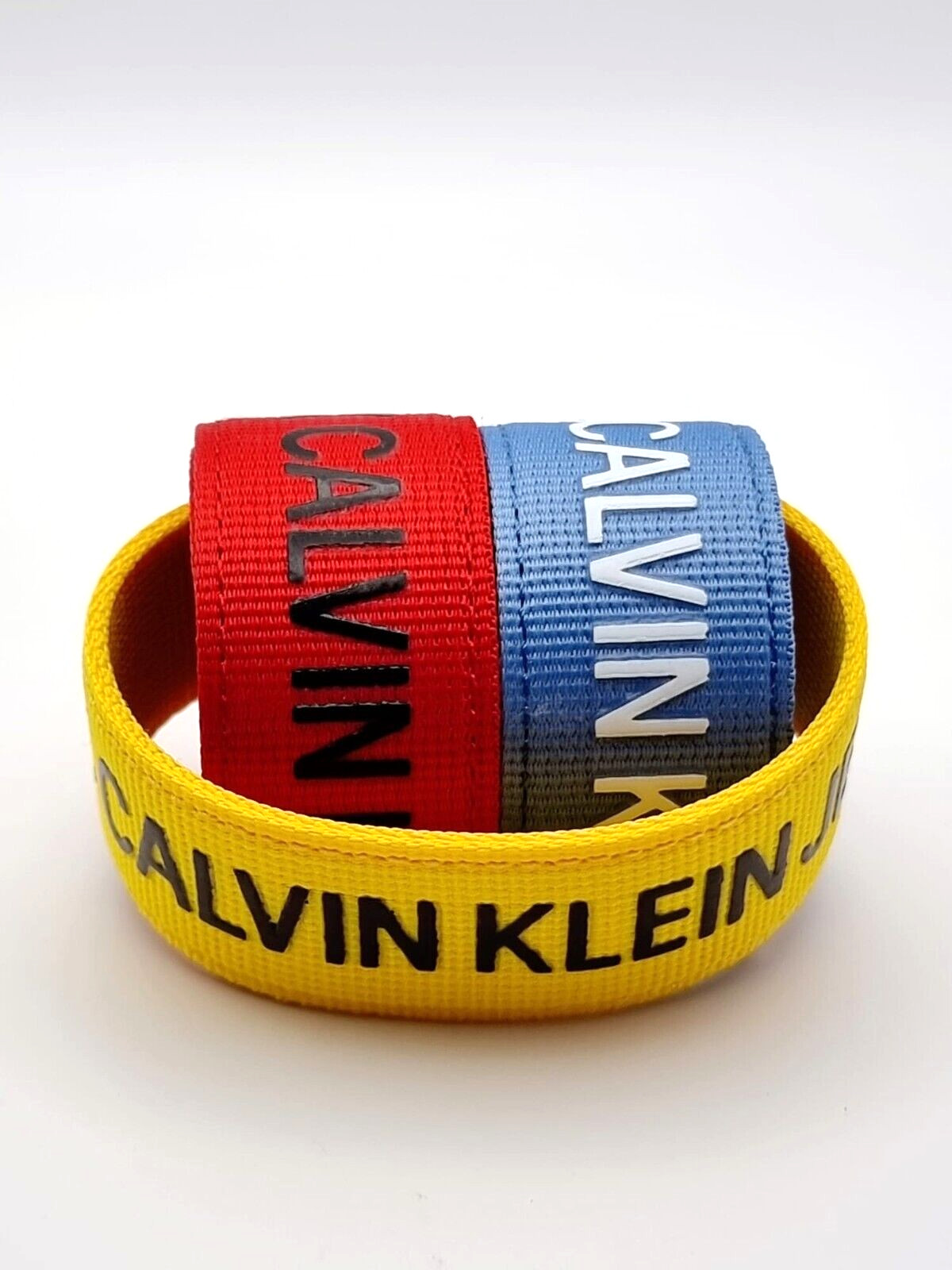 New CALVIN KLEIN JEANS HIT&FUN KJJLDB860100 BRACELETS - YELLOW/RED/BLUE