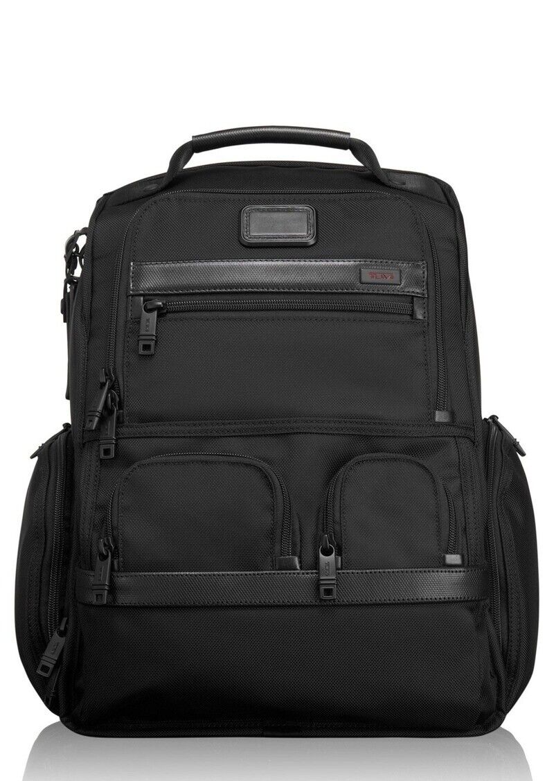 New TUMI ALPHA 2 Laptop Brief Pack Compact Black 02