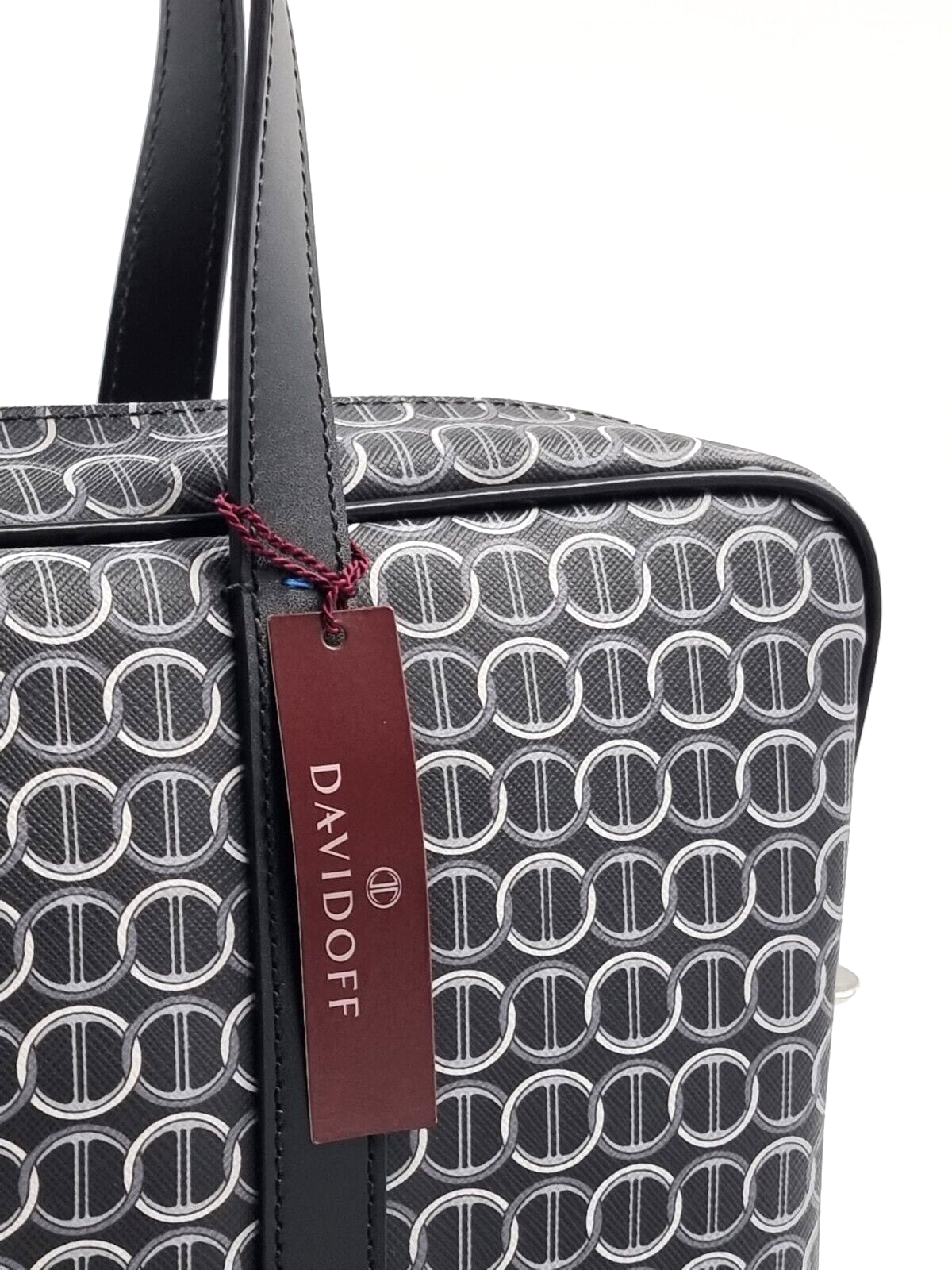 New DAVIDOFF  COLORAMA BUSINESS BAG 1 ZIP - BLACK