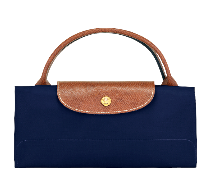 New LONGCHAMP LE PLIAGE TRAVEL BAG MEDIUM - NAVY