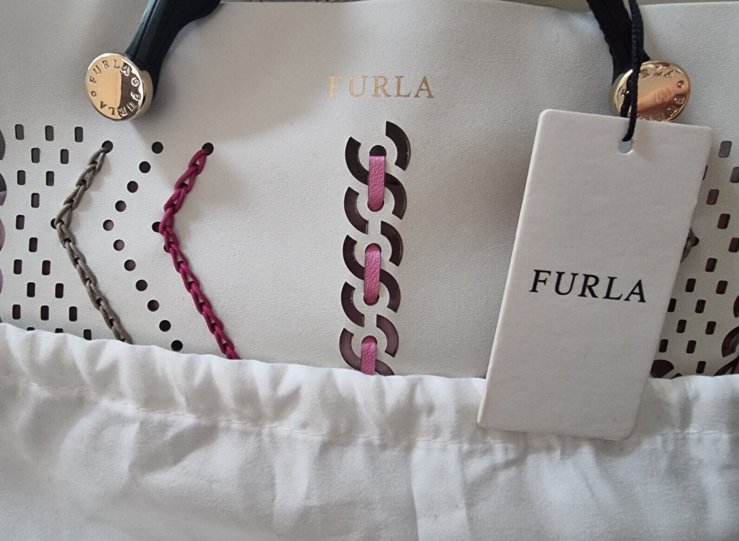 Neue FURLA EDEN M TOTE BAG - PETOLO