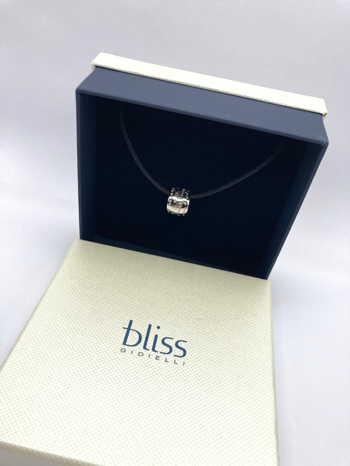 New BLISS Unisex 'I Love You More Every Day' Necklace - 925 Silver