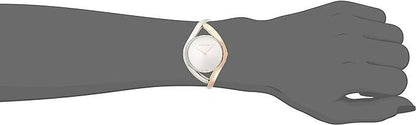 New Swiss Made CALVIN KLEIN Party Silver Dial Small Bangle Ladies Watch