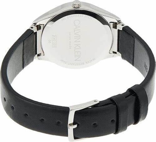 New Swiss Made CALVIN KLEIN Classic Quartz Black Dial Ladies Watch