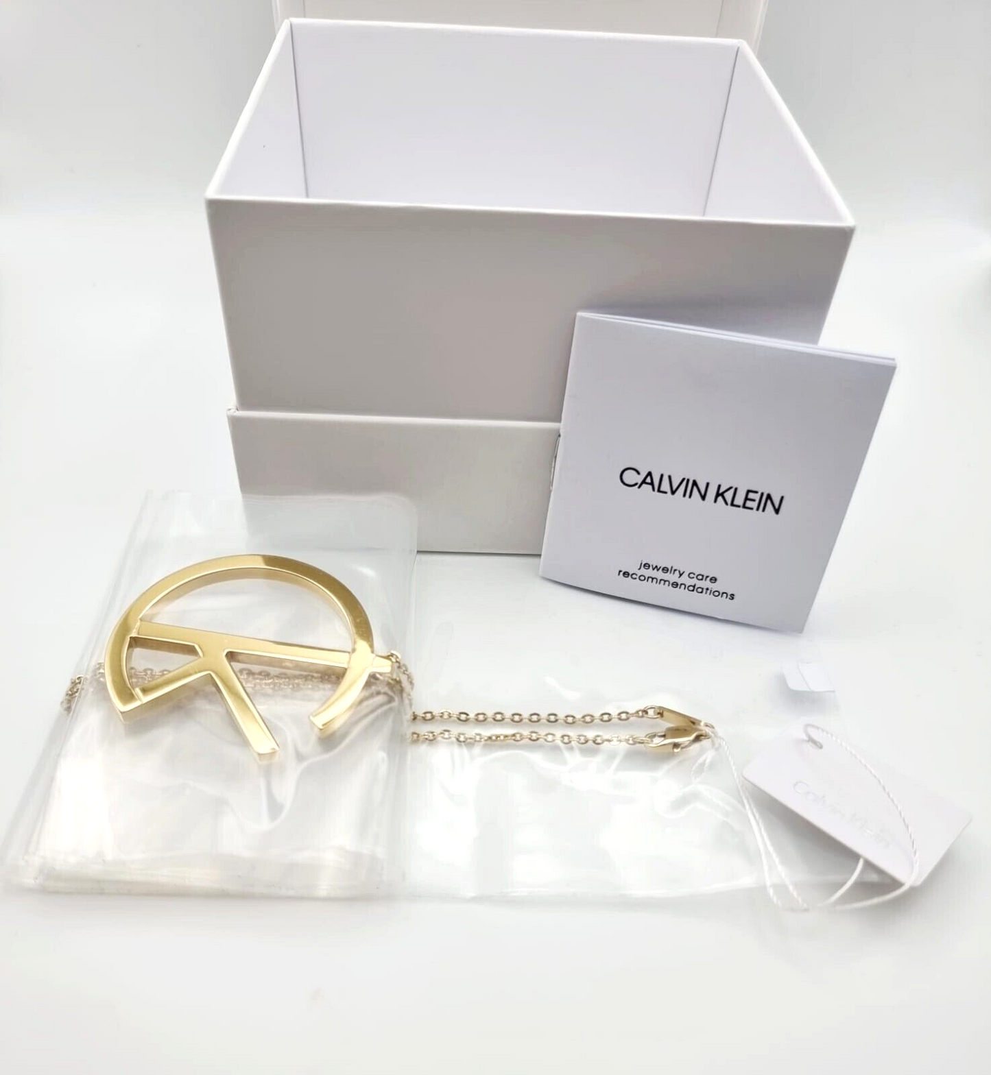 New CALVIN KLEIN LEAGUE KJ6DJP100200 STAINLESS STEEL NECKLACE - GOLD