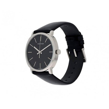 New Swiss Made CALVIN KLEIN Posh Quartz Black Dial Men's Watch