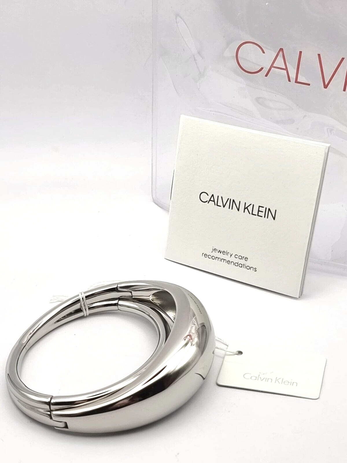 New CALVIN KLEIN FLUID B-GLE CLOS KJ3XMD0001XS - SILVER - XS