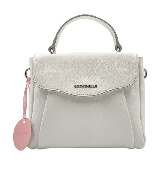Neu COCCINELLE CONCRETE DR5 55 01 01 H 10 HANDTASCHE - BLANCHE - S