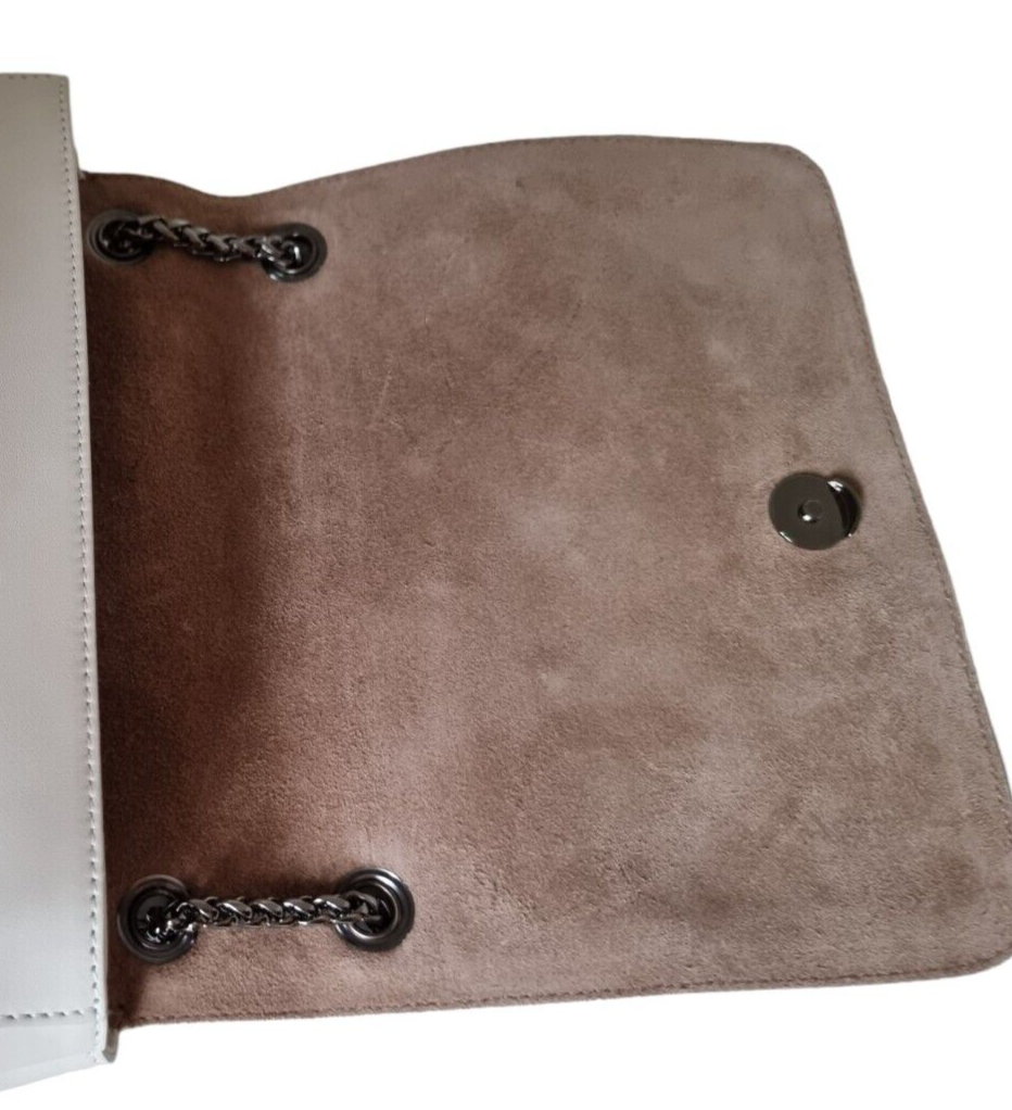 Neu FURLA GEMMA S TASCHE ECRU