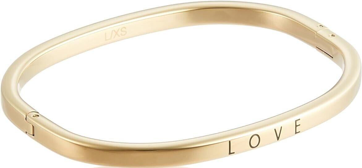 New CALVIN KLEIN ARMREIF HOOK "LOVE" GELBGOLD - XS