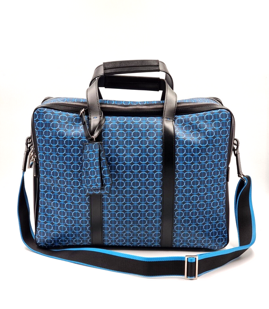 Neu DAVIDOFF LG COLORAMA SOFT SUITCASE 2 REISSVERSCHLÜSSE - BLAU