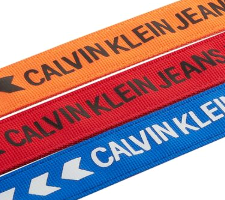 New CALVIN KLEIN JEANS HIT&FUN KJJLDB850200 BRACELETS - ORANGE/RED/BLUE