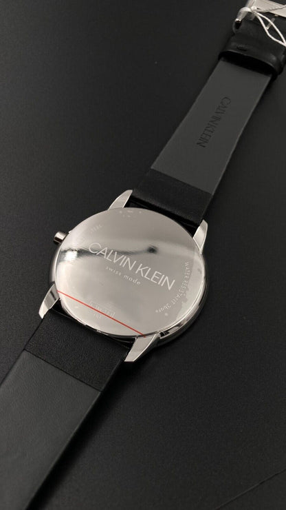 New Swiss Made CALVIN KLEIN Minimal Quartz Diamond Men's Watch