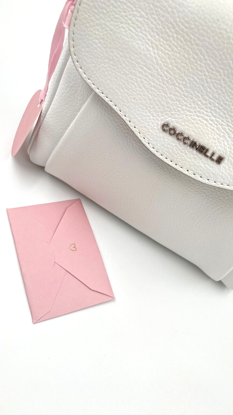 Neu COCCINELLE CONCRETE DR5 55 01 01 H 10 HANDTASCHE - BLANCHE - S