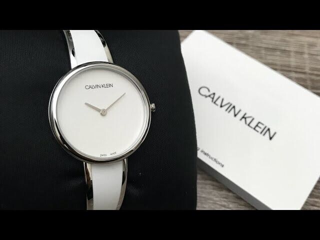 New Swiss Made CALVIN KLEIN Seduce Quartz White Dial Ladies Watch