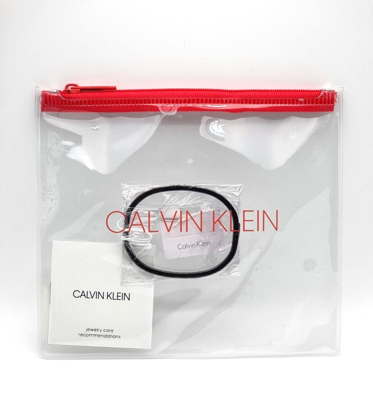 New CALVIN KLEIN ARMREIF HOOK "LOVE" SCHWARZ/WEISS - XS